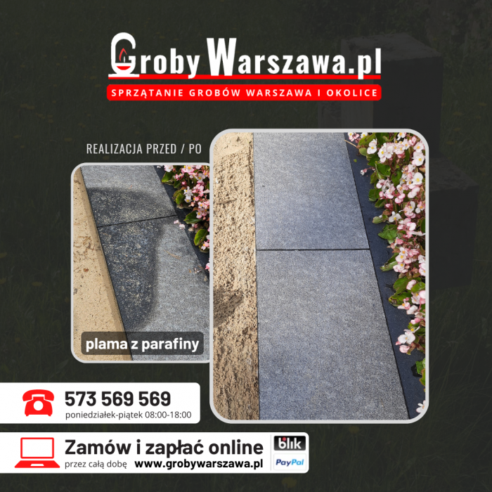 Sprzątanie grobów Pruszków, opieka nad grobami - tel. 573 569 569