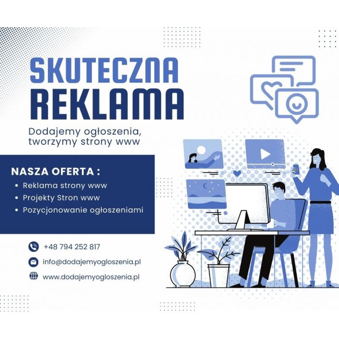 Reklama strony www, Projekty Stron www, Pozycjonowanie ogłoszeniami