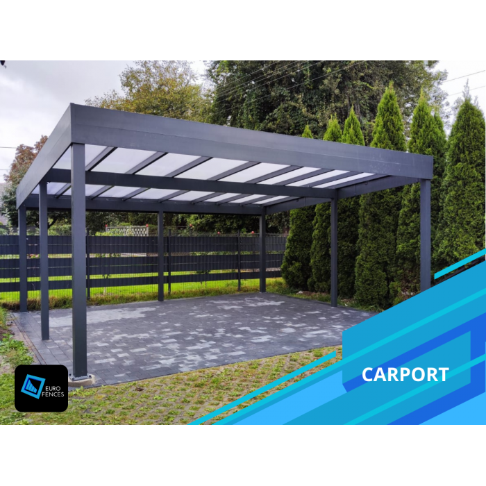 Carport aluminiowy na wymiar! Euro Fences Producent Bezpłatna wycena!