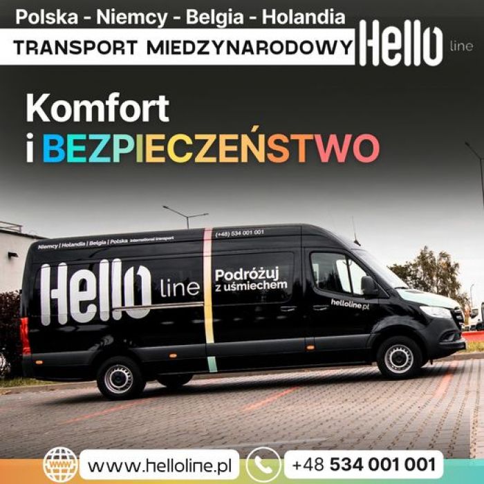 Hello Line – Międzynarodowe Przewozy Osób Polska, Niemcy, Holandia, Belgia