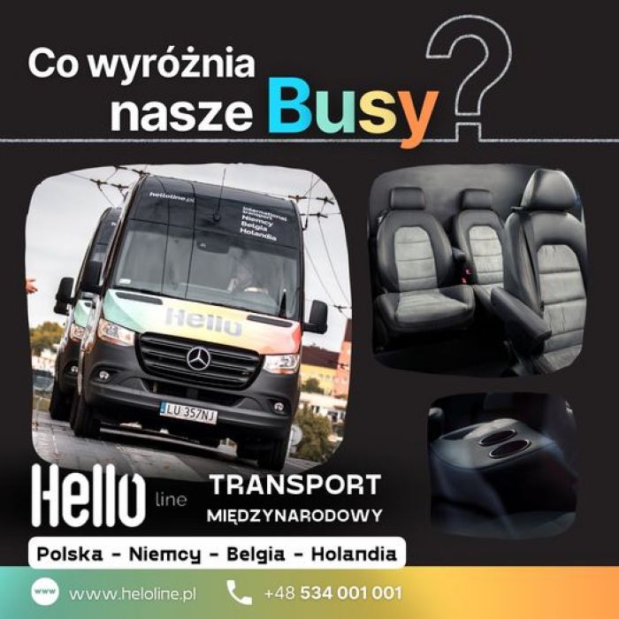 Hello Line – Międzynarodowe Przewozy Osób Polska, Niemcy, Holandia, Belgia