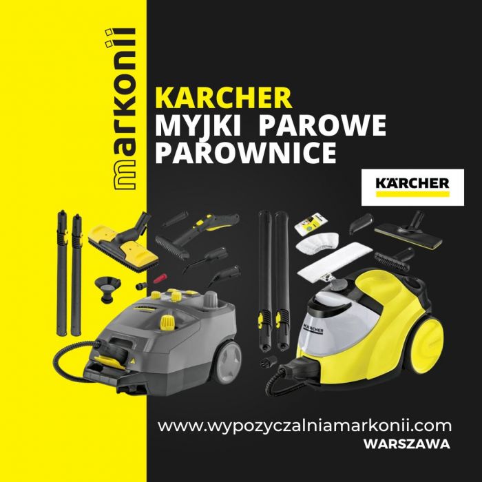 Wynajem parownic , myjek parowych Karcher Warszawa