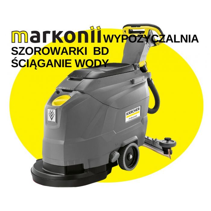 Wynajem szorowarki polerki Karcher Warszawa