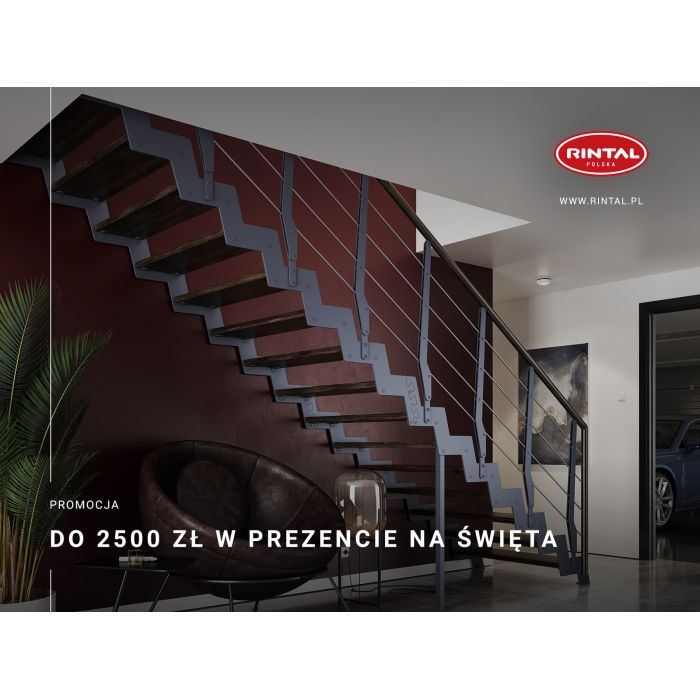 SCHODY RINTAL – PROMOCJA GRUDNIOWA - do 2500 ZŁ W PREZENCIE NA ŚWIĘTA