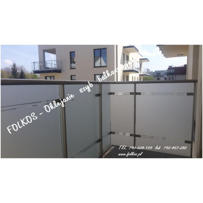 Folie na balkon Wilanów -Oklejamy szyby balkonowe -Folie prywatyzujące na BALKONY Warszawa