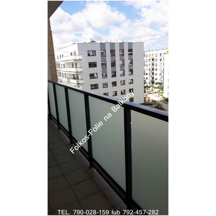 Folie na balkon Wilanów -Oklejamy szyby balkonowe -Folie prywatyzujące na BALKONY Warszawa