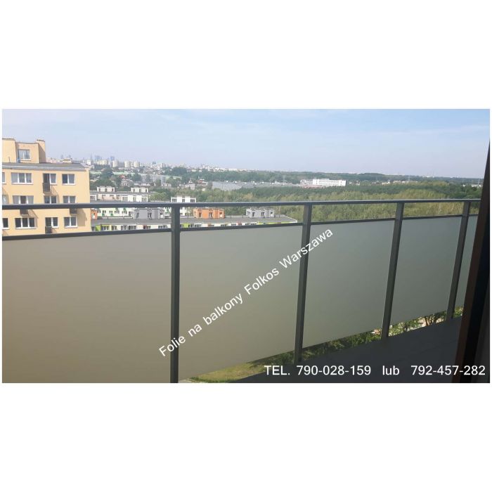 Folie na balkony Ursynów- Folie na szklane szyby balustrad- Oklejamy balkony Ursynów Wawa