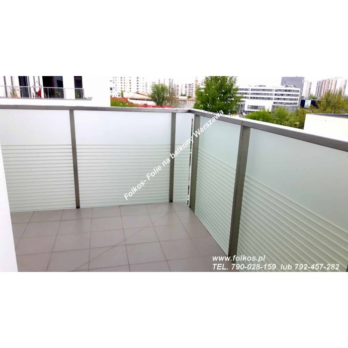 Folie na balkony Ursynów- Folie na szklane szyby balustrad- Oklejamy balkony Ursynów Wawa