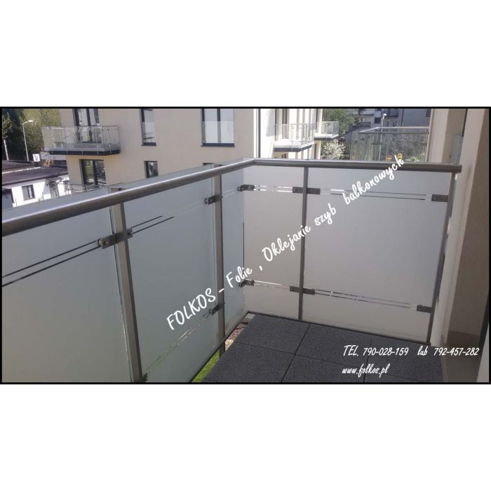 Folie na balkony Ursynów- Folie na szklane szyby balustrad- Oklejamy balkony Ursynów Wawa