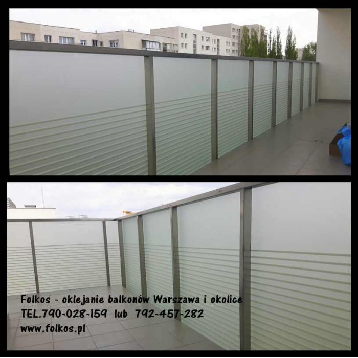 Folie na balkon Warszawa Wola -Oklejamy balkony Warszawa