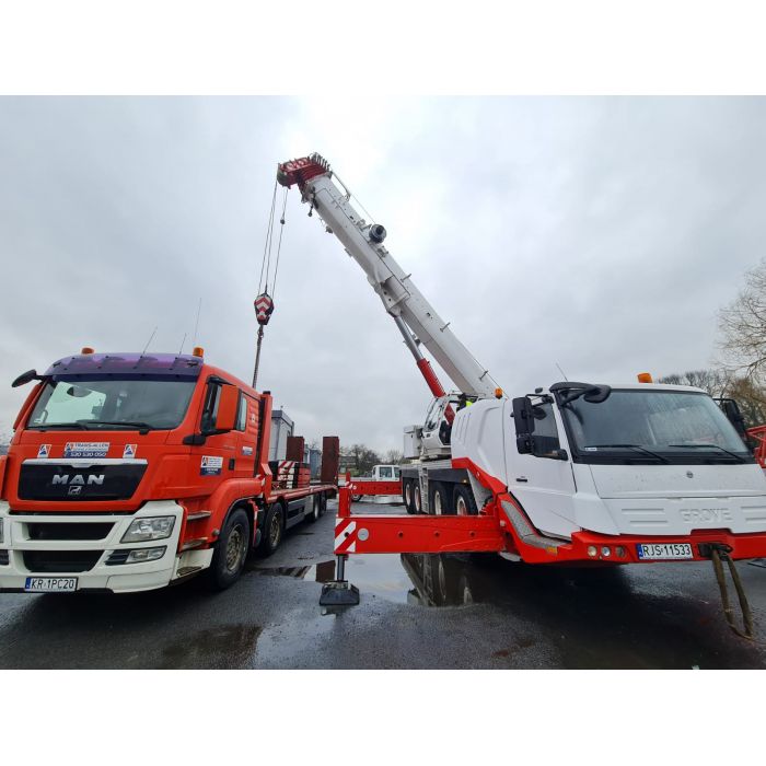 Żuraw samojezdny 100ton Dźwig 100t Jasło Jedlicze Krosno Sanok Gorlice