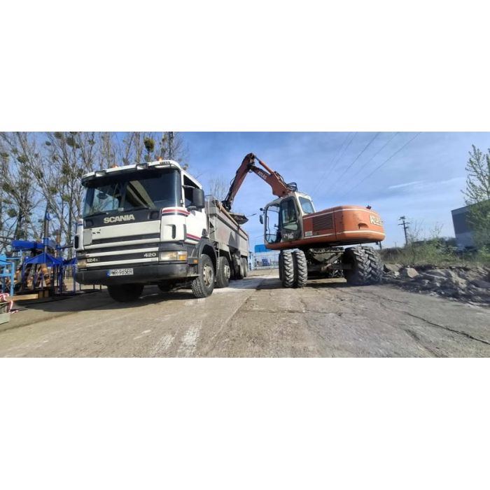 TRANSPORT GRUZU, ZIEMI, MATERIAŁÓW SYPKICH - DO 25 TON