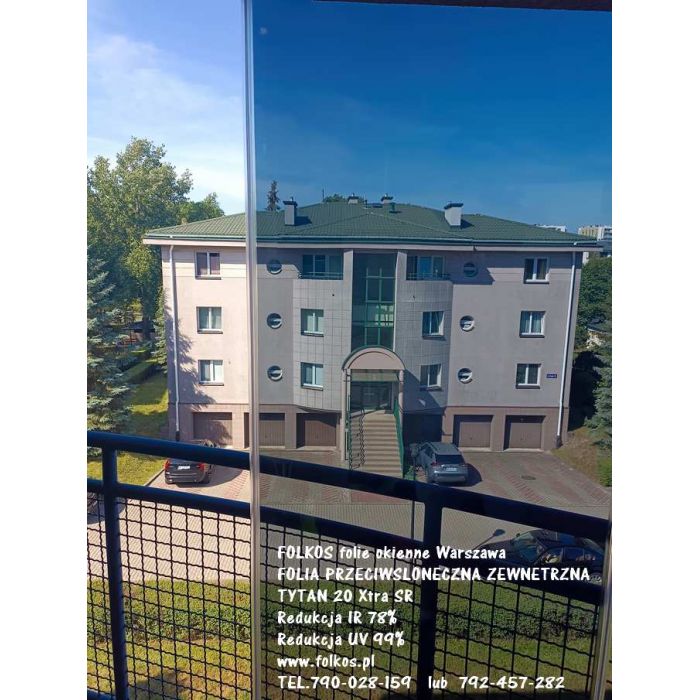 Folia Chrome 270XC, Chrome 285XC, Silver 35 Xtra , Silver 20 Xtra -Folie przeciwsłoneczne Warszawa -OKlejanie szyb