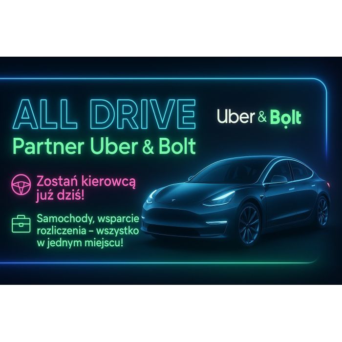 Szukamy kierowców na Uber/Bolt Bielsko/Żywiec/Szczyrk