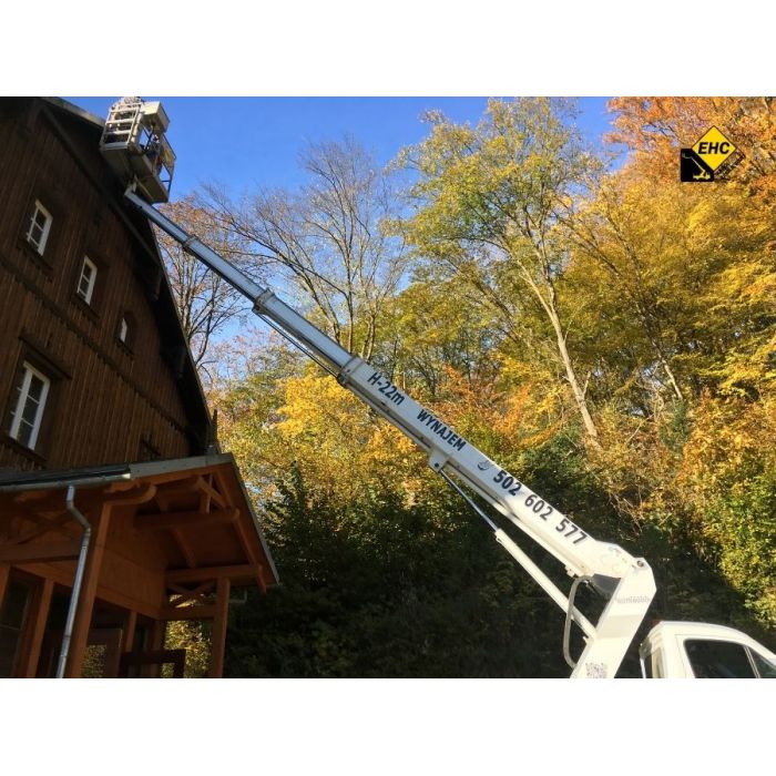 Wynajem podnośników koszowych (do 70m), wynajem żurawi samojezdnych (do 50t)