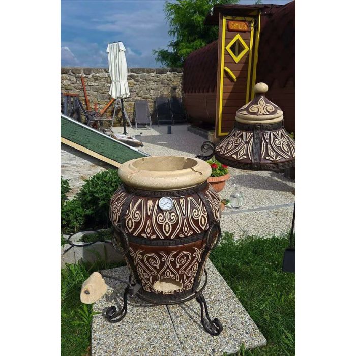 Tandoor ASIA 100L | Piekarnik do grilla XXL, ręcznie robiony