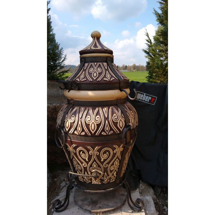 Tandoor ASIA 100L | Piekarnik do grilla XXL, ręcznie robiony