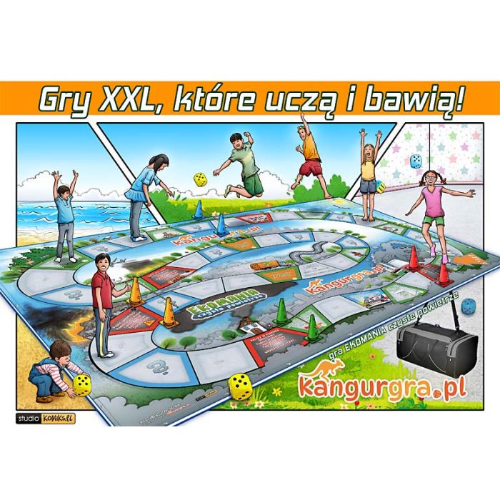 EKO GRY XXL dla dzieci OZE - czyste powietrze, energia, woda - ekologiczne gry