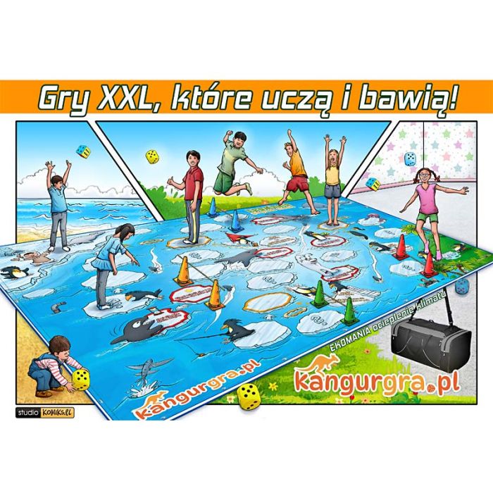 EKO GRY XXL dla dzieci OZE - czyste powietrze, energia, woda - ekologiczne gry