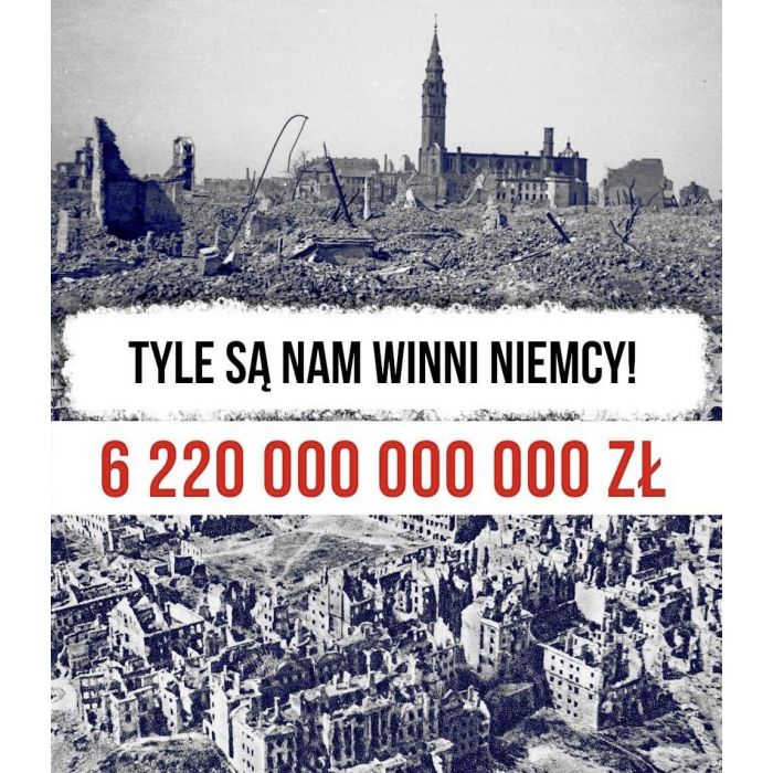 REPARACJE OD NIEMIEC DLA POLSKI ZA II WOJNĘ ŚWIATOWĄ