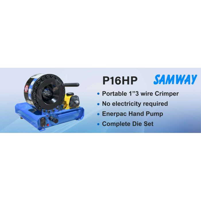 Zakuwarka ręczna P16HP 1"3SN (do 45mm) SAMWAY