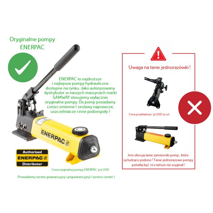 Zakuwarka ręczna P18HP 1"4SP duża głowica SAMWAY