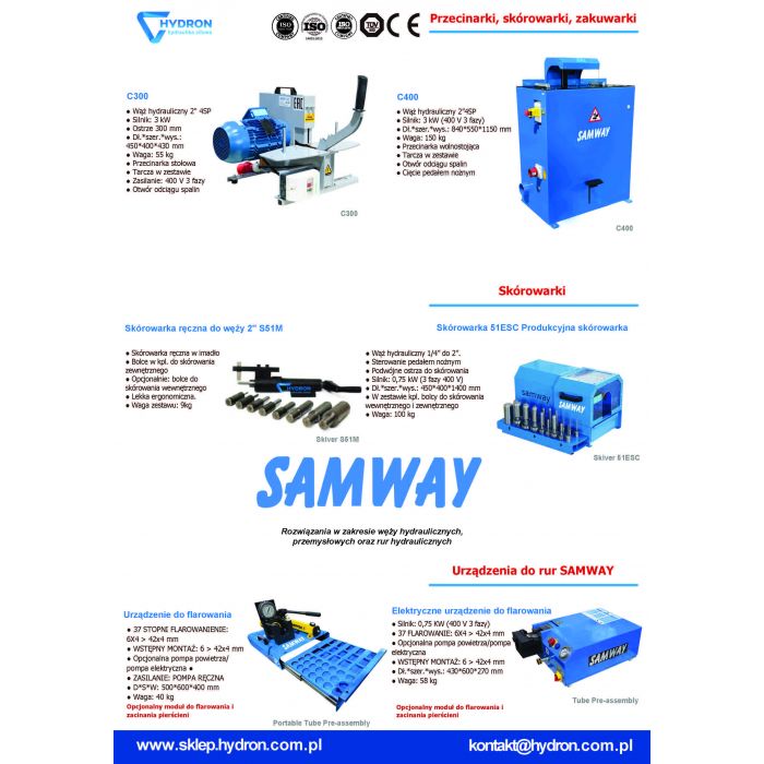 Zakuwarka ręczna P18HP 1"4SP duża głowica SAMWAY
