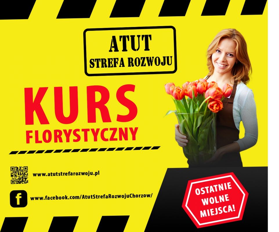 florystyka - kurs w ATUT Chorzów - zaświadczenie MEN