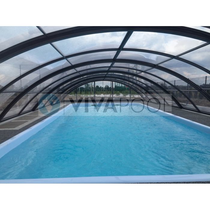ZADASZENIE BASENOWE KLASIK CLEAR C 10,73 X 5,15 X 1,55 ALBIXON BOX
