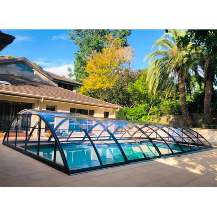 ZADASZENIE BASENOWE KLASIK CLEAR C 10,73 X 5,15 X 1,55 ALBIXON BOX