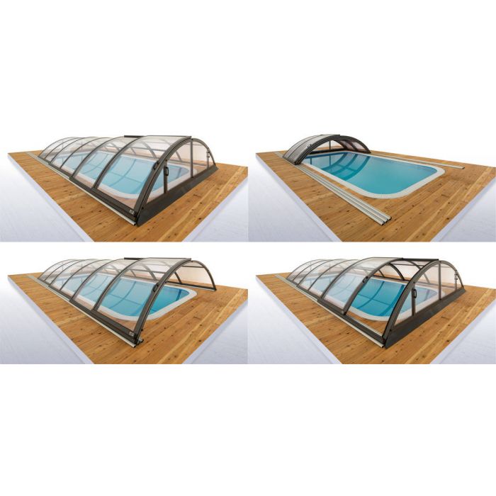 ZADASZENIE NA BASEN KLASIK CLEAR B 8,60 X 4,29 X 1,30 ALBIXON BOX Vivapool.pl