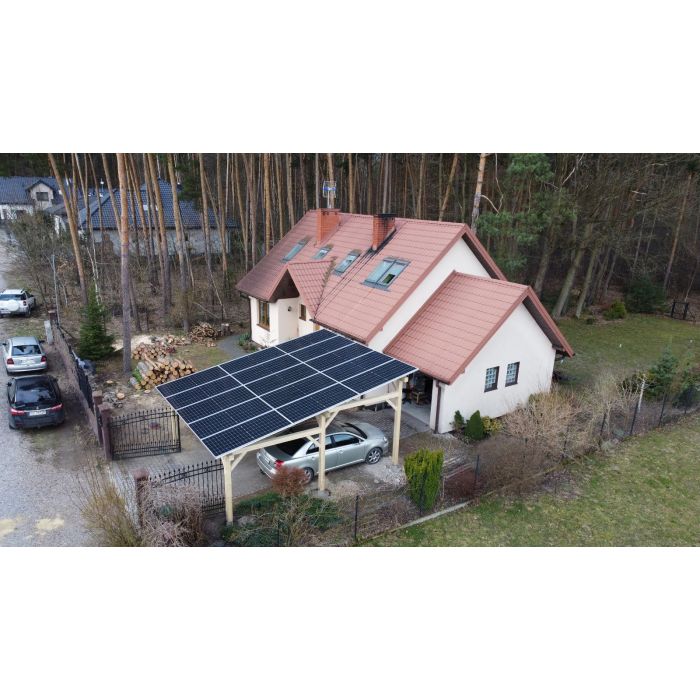 DREWNIANA WIATA FOTOWOLTAICZNA – 10,62 kWp + BATERIA 15 kWh
