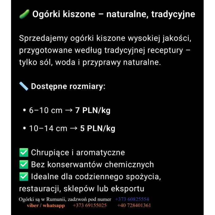 Ogórki kiszone