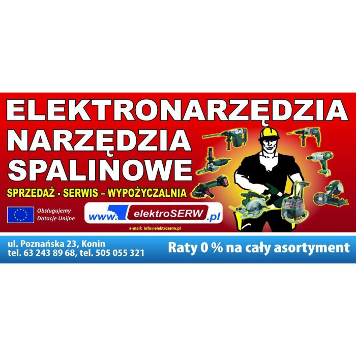 ElektroSerw Konin, elektronarzędzia, serwis i wynajem