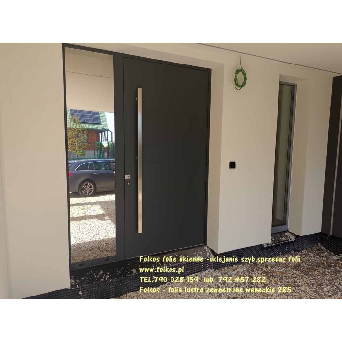 Lustro weneckie Warszawa - folia wenecka na okna , drzwi, witryny-Oklejamy