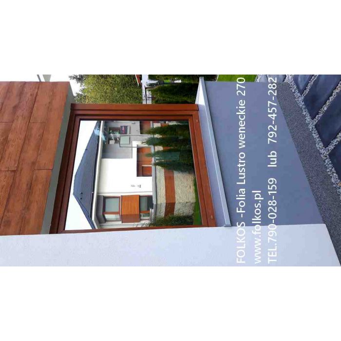 Lustro weneckie Warszawa - folia wenecka na okna , drzwi, witryny-Oklejamy