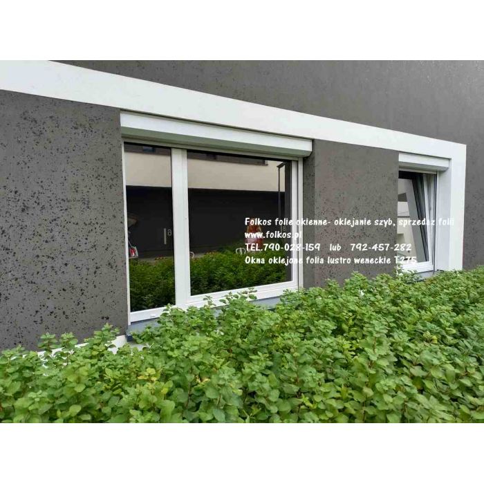 Lustro weneckie Warszawa - folia wenecka na okna , drzwi, witryny-Oklejamy