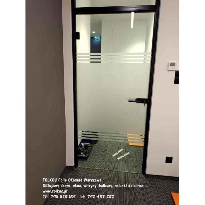 Folie matowe mrożone Warszawa - folia matowa mrożona na okna, drzwi, witryny