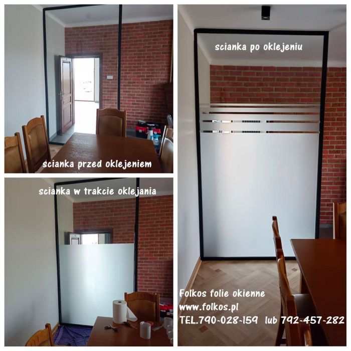 Folie matowe mrożone Warszawa - folia matowa mrożona na okna, drzwi, witryny