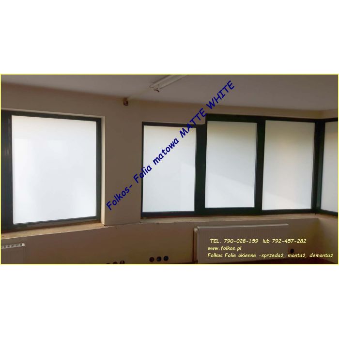 Folie matowe mrożone Warszawa - folia matowa mrożona na okna, drzwi, witryny