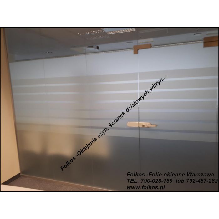 Folie matowe mrożone Warszawa - folia matowa mrożona na okna, drzwi, witryny