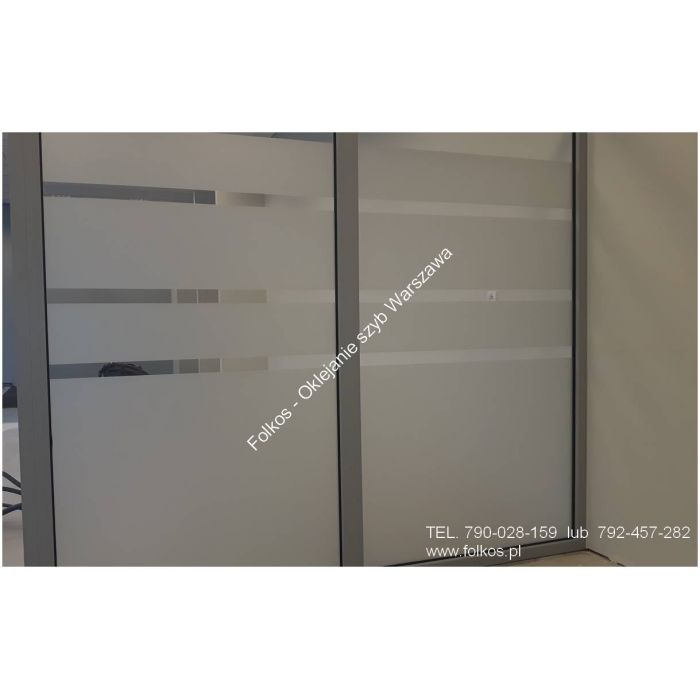 Folie matowe mrożone Warszawa - folia matowa mrożona na okna, drzwi, witryny