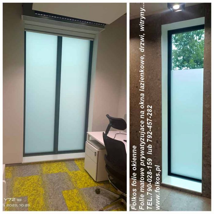 Folia matowa Warszawa - szerokość rolki 183cm - Folkos folie Warszawa