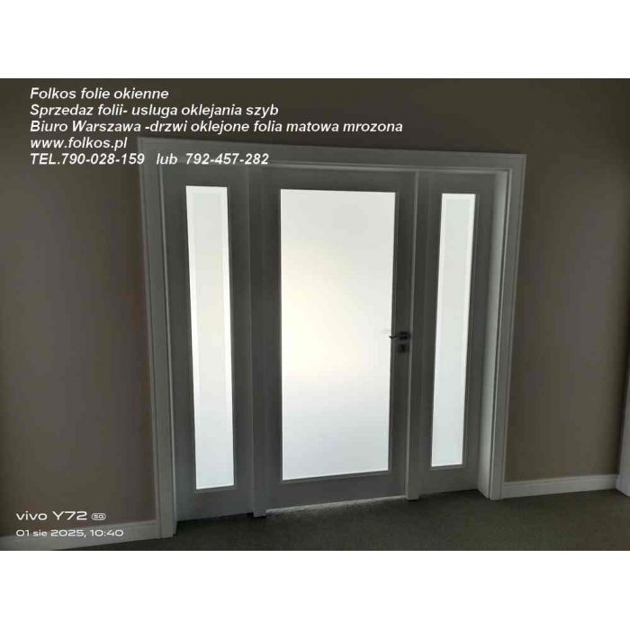 Folia matowa Warszawa - szerokość rolki 183cm - Folkos folie Warszawa