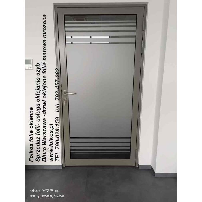 Folia matowa Warszawa - szerokość rolki 183cm - Folkos folie Warszawa