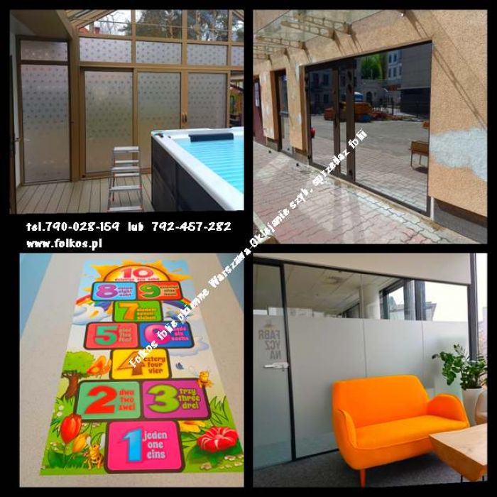 Pruszków folie okienne Folkos- Usługa oklejania szyb, oraz zrywania usuwania starej folii