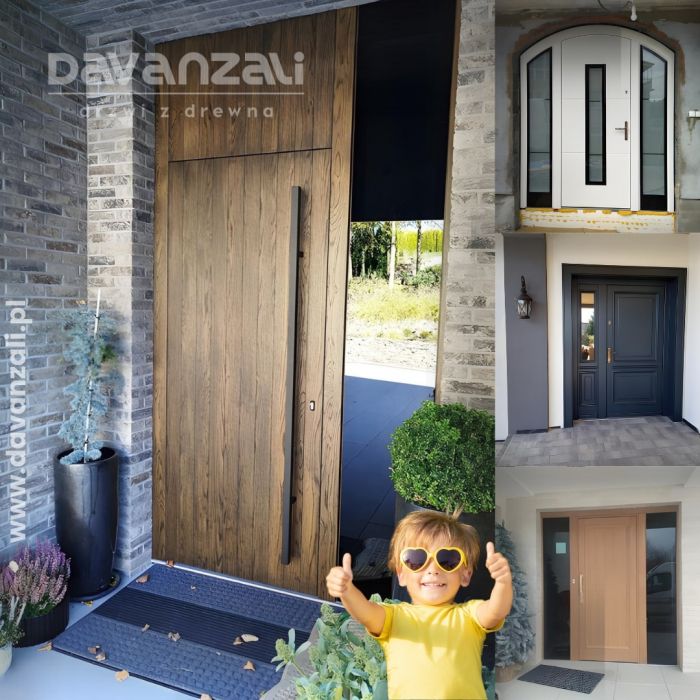 Producent drzwi drewnianych - drzwi wewnętrzne DĘBOWE, rewersyjne, zabudowy ścian i wejściowe Davanzali