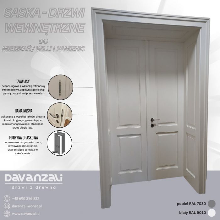 Producent drzwi drewnianych | drzwi wewnętrzne DĘBOWE | rewersyjne | zabudowy ścian | drzwi wejściowe | stolarz | Davanzali