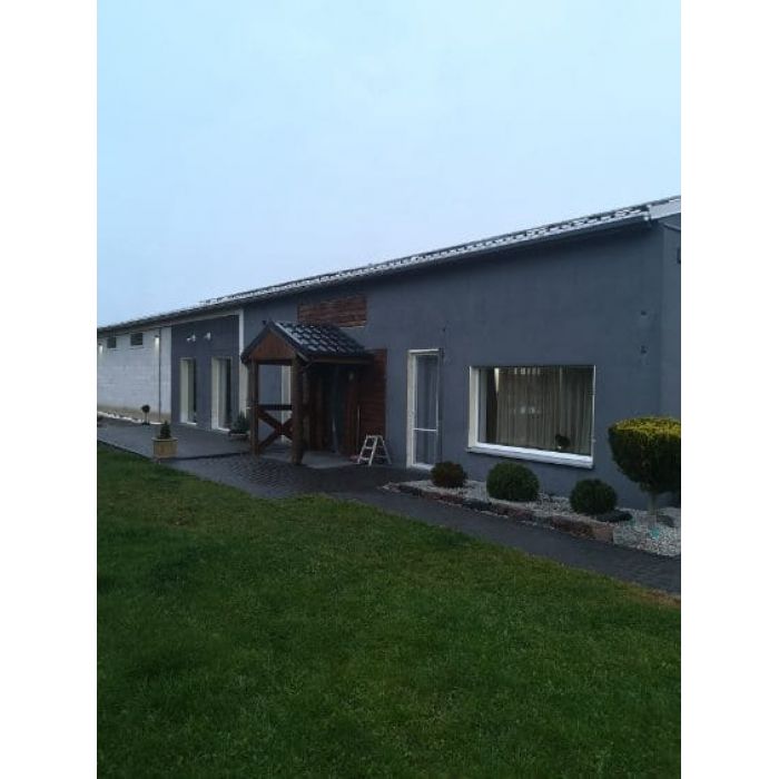 DOM Z 2 NIEZALEŻNYMI MIESZKANIAMI + HALA GARAŻOWA 150 M2 WAŁDOWO KRÓLEWSKIE