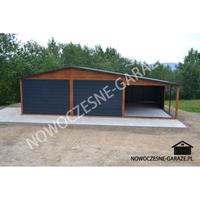 Garaż blaszany 6x5 konstrukcja profil ocynk